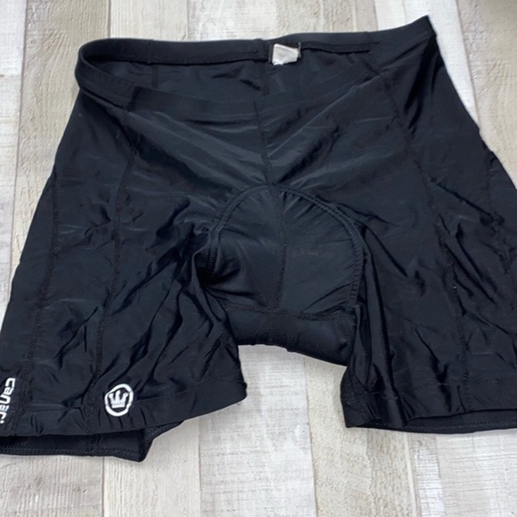 Canari black biker shorts size XLarge - Picture 2 of 7